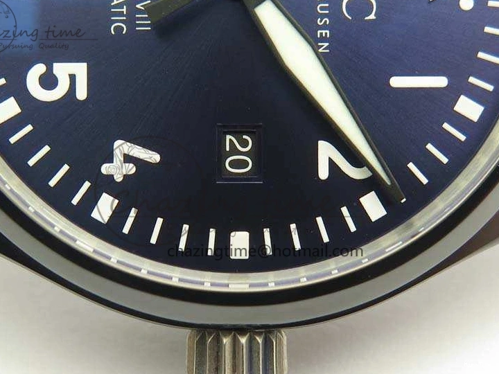 MIROTIME 1231 HighQuality Mark XVIII LAUREUS IW324703 Black Ceramic MKF Best Edition On Black Nylon Strap A 7218